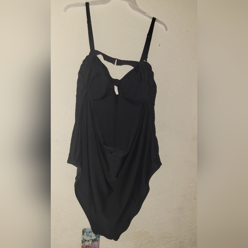 Black Swimming Suit One Piece